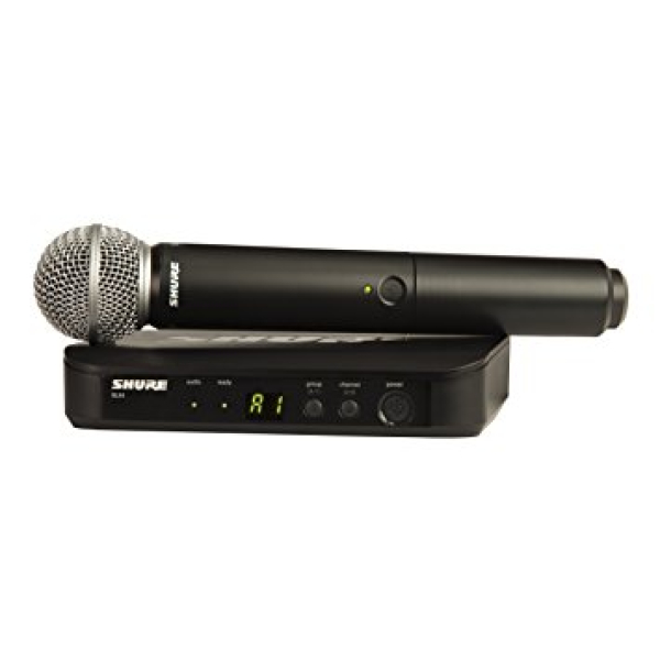 Shure blx24esm58 handheld wireless microphone syste
